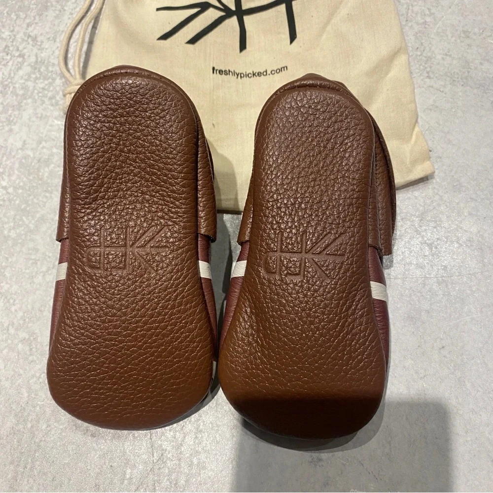 Freshly Picked || Touchdown City Shoe Mocs Football Brown‎ 5